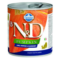 N&D Dog Pumpkin Puppy Lamb & Blueberry 285g