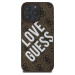 Guess Big Love Logo s MagSafe Kryt pre iPhone 16 Pro Max, Hnedý