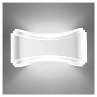 Dizajnérske nástenné LED svietidlo Ionica v bielej