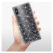 Odolné silikónové puzdro iSaprio - Abstract Triangles 03 - white - Xiaomi Mi 8 Pro