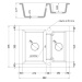 Mexen Carlos, 1,5-komorový granitový drez s odkvapkávačom 582x475x177 mm a šedá kuchynská batéri