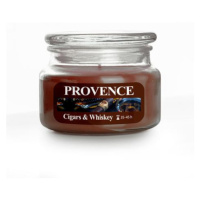 Provence Vonná sviečka v skle PROVENCE 45 hodín cigars&whiskey