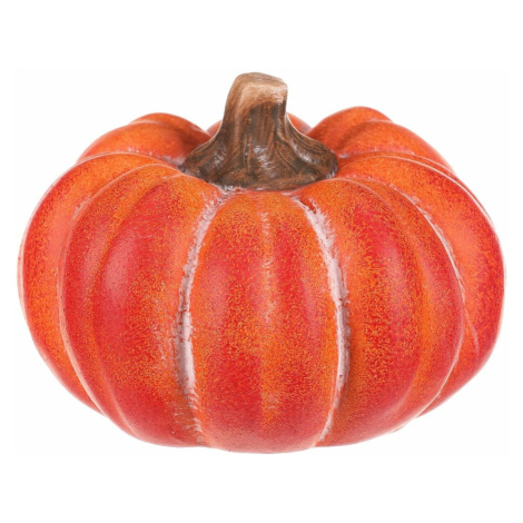Tekvica nízka bez otvorov oranžová, keramika, pr. 13 cm Autronic