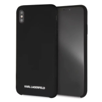 Kryt Karl Lagerfeld iPhone Xs Max hardcase black Silicone (KLHCI65SLBKS)