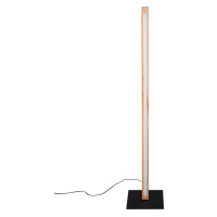 Čierna/v prírodnej farbe LED stojacia lampa (výška  115 cm) Bellari – Trio