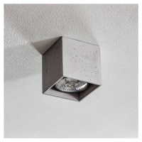 Stropné svetlo Ara ako betónová kocka 14 cm x 14 cm