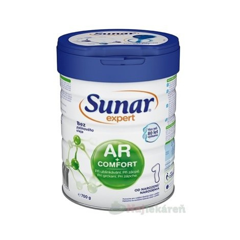 Sunar Expert AR+COMFORT 1 dojčenská výživa (od narodenia) 700 g