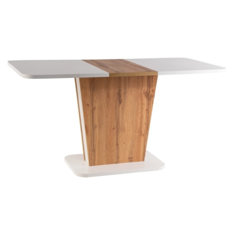 Dizajnový Jedálenský stôl CALIPSO FARBA: dub votan Signal