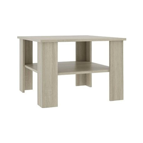 Konferenčný stolík dub sonoma 60 × 60 × 42 cm drevotrieska SHUMEE