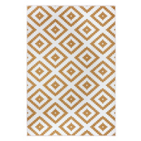 Okrovožlto-biely vonkajší koberec 200x290 cm Malta – NORTHRUGS