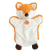 Plyšová líška na bábkové divadlo Fox Hand Puppet Doudou et Compagnie oranžová 25 cm od 0 mes