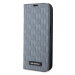 Púzdro Karl Lagerfeld iPhone 14 Pro Max 6.7" bookcase silver Saffiano Monogram (KLBKP14XSAKLHPG)