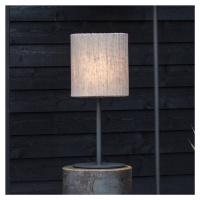 PR Home Vonkajšia stolová lampa Agnar, tmavo sivá / biela, 57 cm