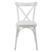 Biela jedálenská stolička Oliver Sandalyer – Kalune Design