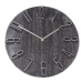 Nástenné hodiny Berry dark grey, pr. 30,5 cm, plast