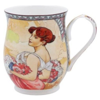 Home Elements porcelánový hrnček 350 ml, Mucha, Leto