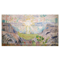 Reprodukcia obrazu Edvard Munch - The Sun, 70 x 40 cm