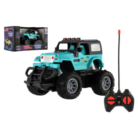 Teddies RC auto terénne tyrkysové 14 cm