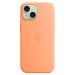Apple Originál Silikónový kryt s MagSafe pre iPhone 15 Orange Sorbet, MT0W3ZM/A