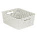 Košík Curver® Your Style M, Off white, 35x30x13 cm