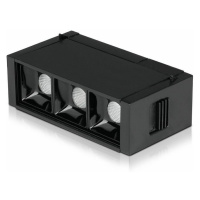 Bodové lištové LED svietidlo MAGNETIC 3W, 3000K, 240lm, 24V, čierna VT-4143 (V-TAC)