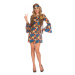Kostým Hippie šaty s kvetami veľ. L ALBI