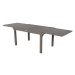 DEOKORK Hliníkový stôl FERRARA 135/270x90 cm (šedo-hnedá)