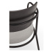 Čierno-sivá jedálenská stolička v dekore jaseňa Eclipse - Teulat