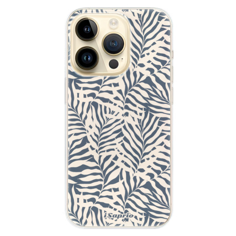 Odolné silikónové puzdro iSaprio - Blue Palms - iPhone 14 Pro