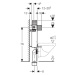 GEBERIT - Kombifix Predstenová inštalácia na závesné WC, výška 0,82 m 110.000.00.1