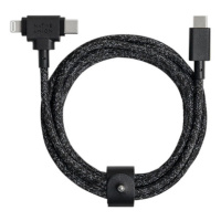 Native Union kábel Belt Cable Duo USB-C to USB-C/Lightning 1.5m - Cosmos