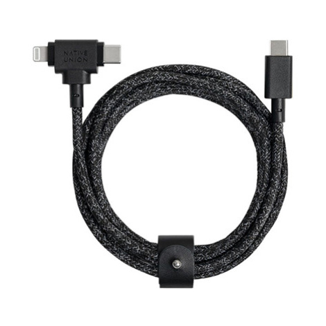 Native Union kábel Belt Cable Duo USB-C to USB-C/Lightning 1.5m - Cosmos