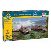 Fast Assembly tanky 7518 - M4A3 75 mm SHERMAN (1:72)