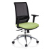 hjh OFFICE Kancelárska stolička PROFONDO (čierna/zelená)