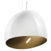 Závesná lampa Surface Ø 40 cm E27 biela/hnedá