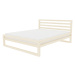 Benlemi Dvojlôžková posteľ DELUXE Zvoľte farbu: Nelakovaná, Zvoľte rozmer: 180 x 200 cm