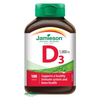 JAMIESON Vitamín D3 1000 IU 100 tabliet