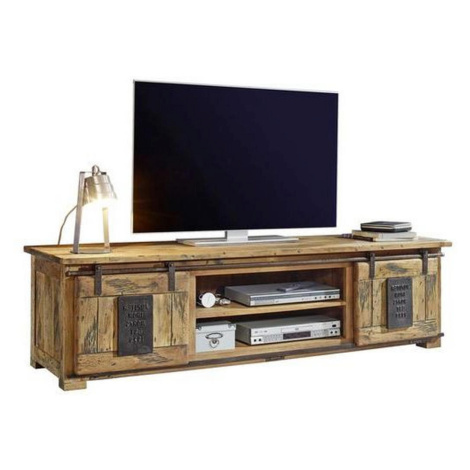 Livetastic TV DIEL, mangové drevo, prírodné farby, 180/50/55 cm