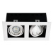 Svietidlo GU10 35W, IP20, biela, BOp-Z, 120x120x91, MERIL DLP-250-W (Kanlux)