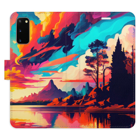 Flipové puzdro iSaprio - Colorful Mountains 02 - Samsung Galaxy S20