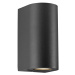 Canto Maxi 2 Seaside vonkajšie nástenné svietidlo, čierne, GU10, 17 cm