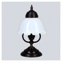 Starožitno-rustikálna stolová lampa Karl