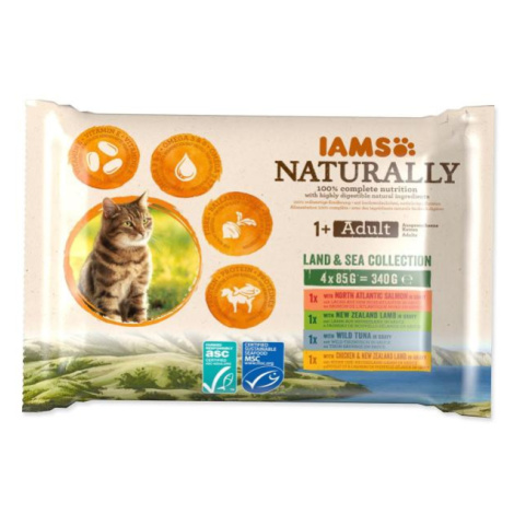 Kaps.IAMS Natur.mors.Asuchoz.mäsoVomáč.multip.4x85G