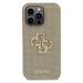 Guess PU Perforated 4G Glitter Metal Logo Apple iPhone 14 Pro GUHCP14LPSP4LGD Gold