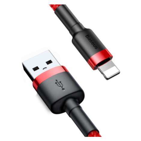 Kábel Baseus Cafule CALKLF-A09, USB na Lightning 8-pin 2,4A , 0.5m, červený