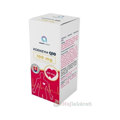 Adampharm Koenzym Q10 100 Mg 60 ks