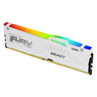 Kingston 16GB 6000MT/s DDR5 CL36 DIMM FURY Beast White RGB EXPO