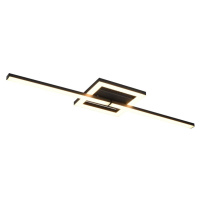 Čierne LED stropné svietidlo 16x54 cm Viale – Trio