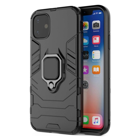 Odolné puzdro na Apple iPhone 14 Ring Armor Rugged čierne