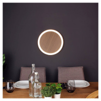 Morton 3-stupňové nástenné svietidlo LED s efektom dreva 40 cm